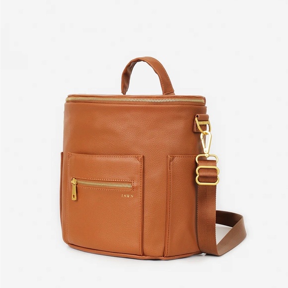 Fawn Design Bags Nwt Fawn Design Mini Backpack Brown Diaper Bag